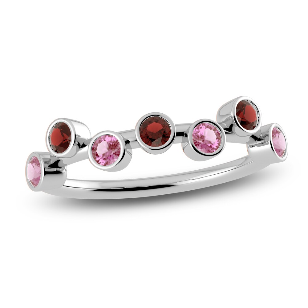 Juliette Maison Natural Garnet & Natural Pink Tourmaline Ring 10K White Gold WVjh5zth Juliette Maison Natural Garnet & Natural Pink Tourmaline Ring 10K White Gold WVjh5zth