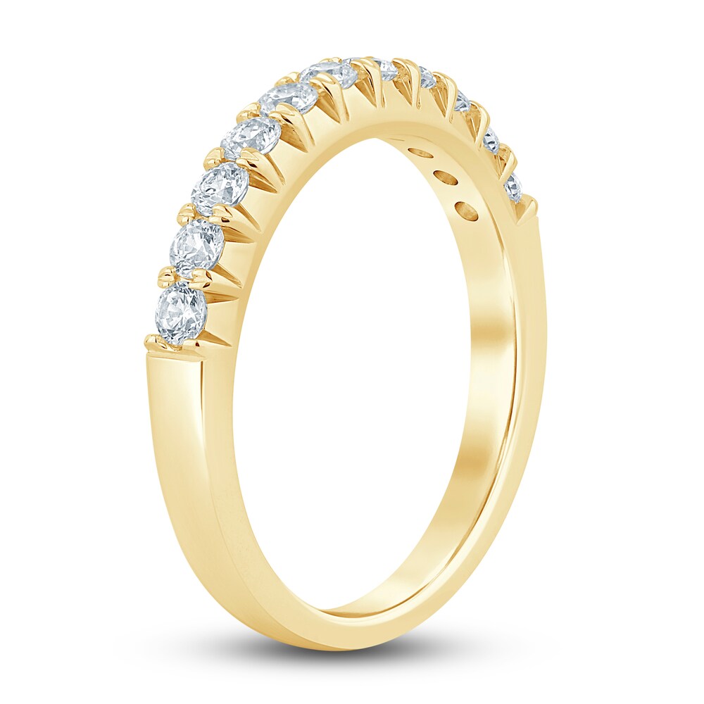 Diamond Anniversary Band 1/2 ct tw Round 14K Yellow Gold WcLvxDNF Diamond Anniversary Band 1/2 ct tw Round 14K Yellow Gold WcLvxDNF