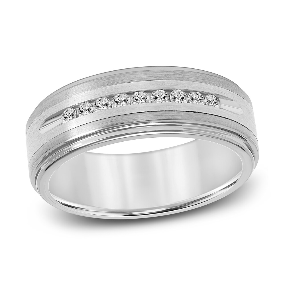 Diamond Wedding Band 1/4 ct tw Round Gray Tungsten WeD9P8OL Diamond Wedding Band 1/4 ct tw Round Gray Tungsten WeD9P8OL