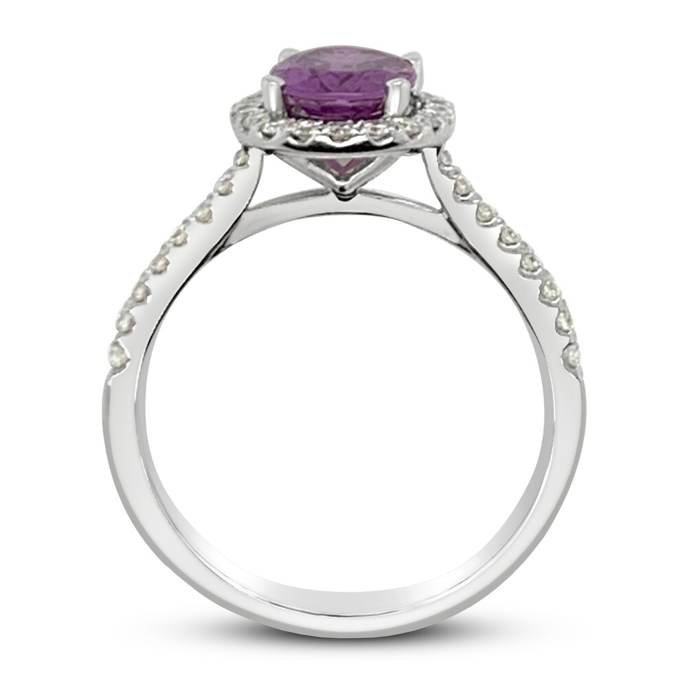 Le Vian Natural Purple Sapphire Ring 1/3 ct tw Diamonds 18K Vanilla Gold Wrn3Hyws Le Vian Natural Purple Sapphire Ring 1/3 ct tw Diamonds 18K Vanilla Gold Wrn3Hyws