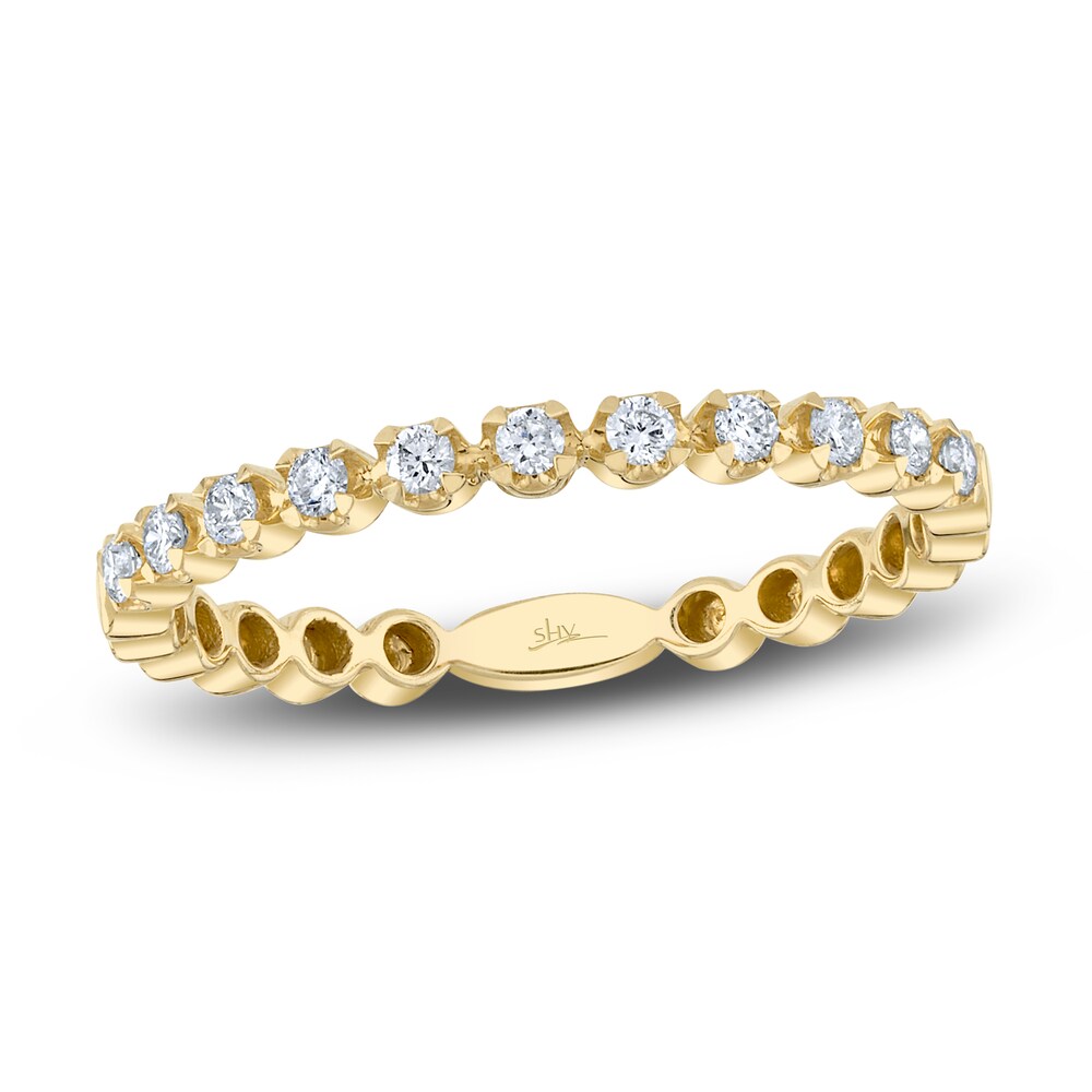 Shy Creation Diamond Ring 1/6 ct tw Round 14K Yellow Gold SC55020322 WsNX1DTg Shy Creation Diamond Ring 1/6 ct tw Round 14K Yellow Gold SC55020322 WsNX1DTg