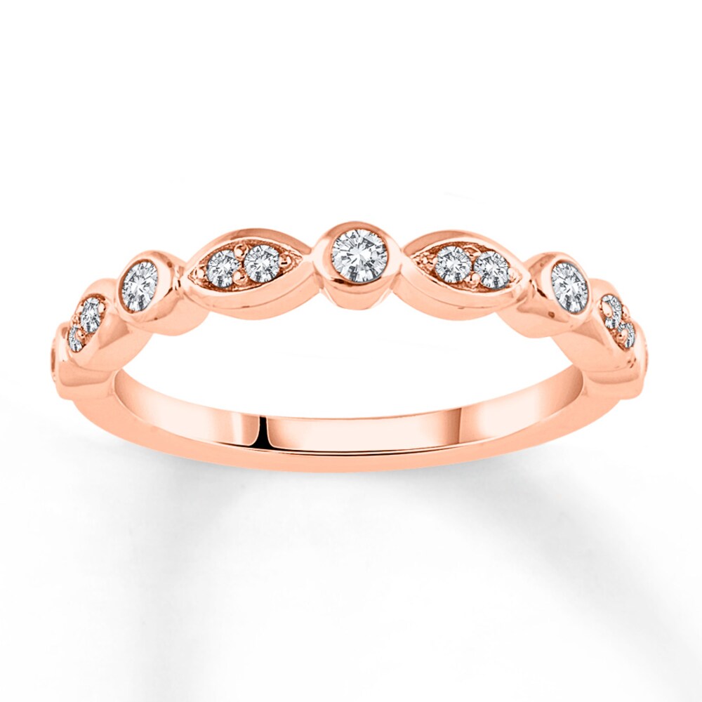Diamond Ring 1/4 ct tw Round-cut 14K Rose Gold WuHHXAHj Diamond Ring 1/4 ct tw Round-cut 14K Rose Gold WuHHXAHj
