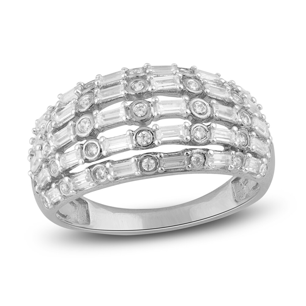 Diamond Anniversary Band 3/4 ct tw Round/Baguette 14K White Gold XDUFzrrT Diamond Anniversary Band 3/4 ct tw Round/Baguette 14K White Gold XDUFzrrT