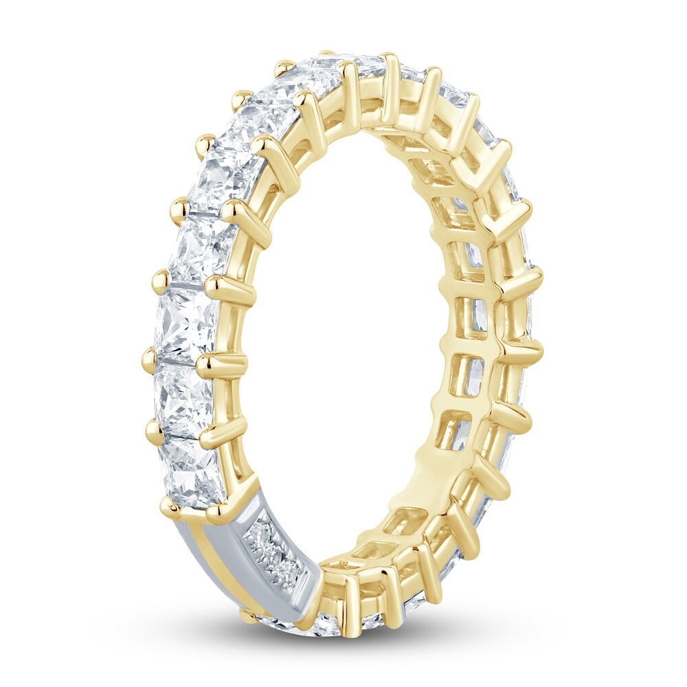 Pnina Tornai Diamond Eternity Ring 2-3/4 ct tw Princess 14K Yellow Gold XJ8tU8K2 Pnina Tornai Diamond Eternity Ring 2-3/4 ct tw Princess 14K Yellow Gold XJ8tU8K2