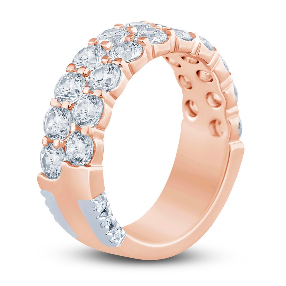 Pnina Tornai Lab-Created Diamond Anniversary Band 3 ct tw Round 14K Rose Gold XKRK0JpH Pnina Tornai Lab-Created Diamond Anniversary Band 3 ct tw Round 14K Rose Gold XKRK0JpH