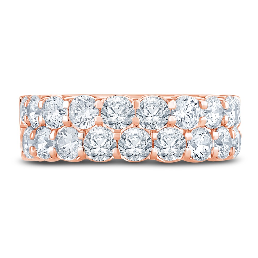 Pnina Tornai Lab-Created Diamond Anniversary Band 3 ct tw Round 14K Rose Gold XKRK0JpH Pnina Tornai Lab-Created Diamond Anniversary Band 3 ct tw Round 14K Rose Gold XKRK0JpH