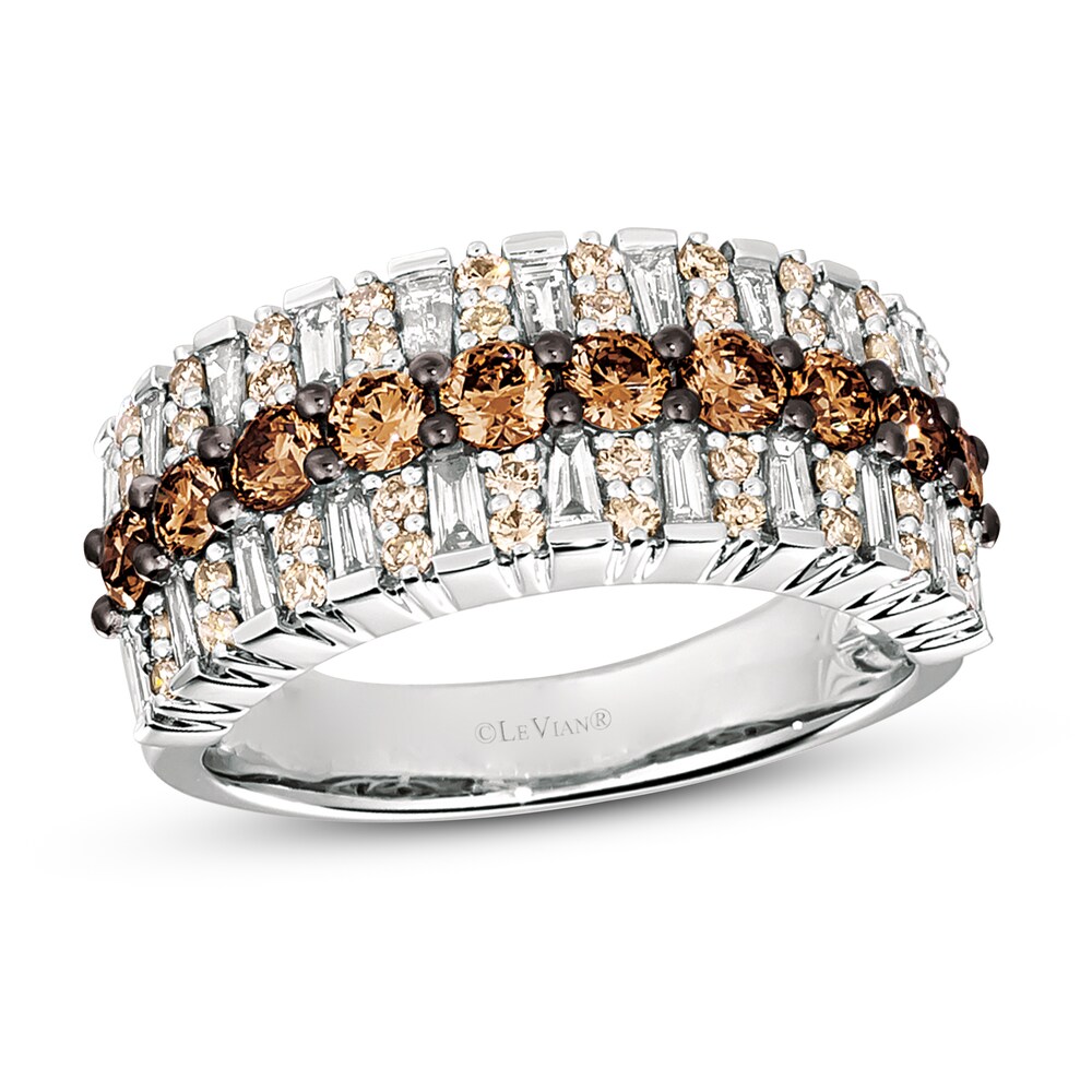 Le Vian Chocolate Diamond Ring 1-5/8 ct tw 14K Vanilla Gold XfoZEtpB Le Vian Chocolate Diamond Ring 1-5/8 ct tw 14K Vanilla Gold XfoZEtpB