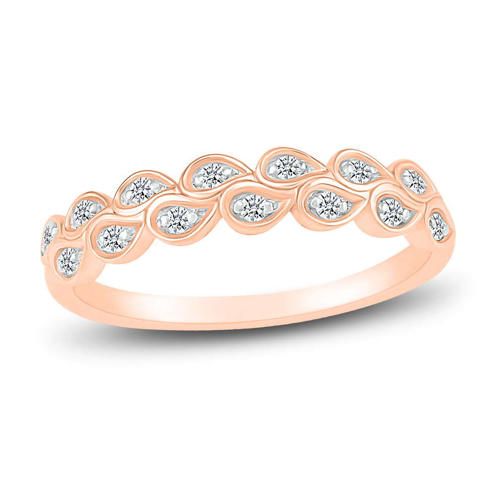 Diamond Anniversary Band 1/8 ct tw Round 14K Rose Gold XicGwVxV Diamond Anniversary Band 1/8 ct tw Round 14K Rose Gold XicGwVxV