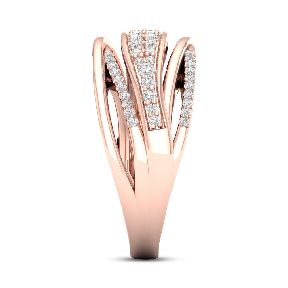 Certified Diamond Ring 5/8 ct tw Round 14K Rose Gold Xo7UG5n9 Certified Diamond Ring 5/8 ct tw Round 14K Rose Gold Xo7UG5n9