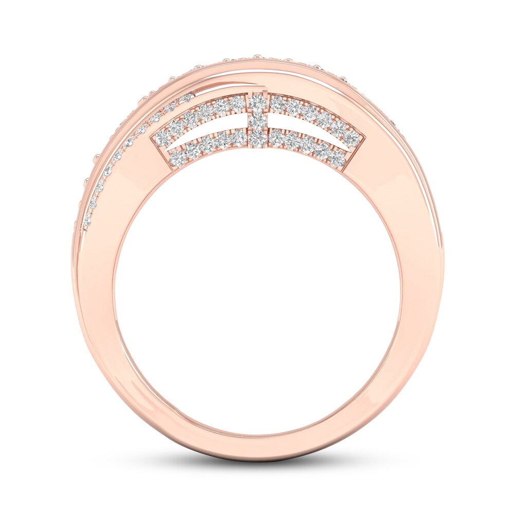 Certified Diamond Ring 5/8 ct tw Round 14K Rose Gold Xo7UG5n9 Certified Diamond Ring 5/8 ct tw Round 14K Rose Gold Xo7UG5n9