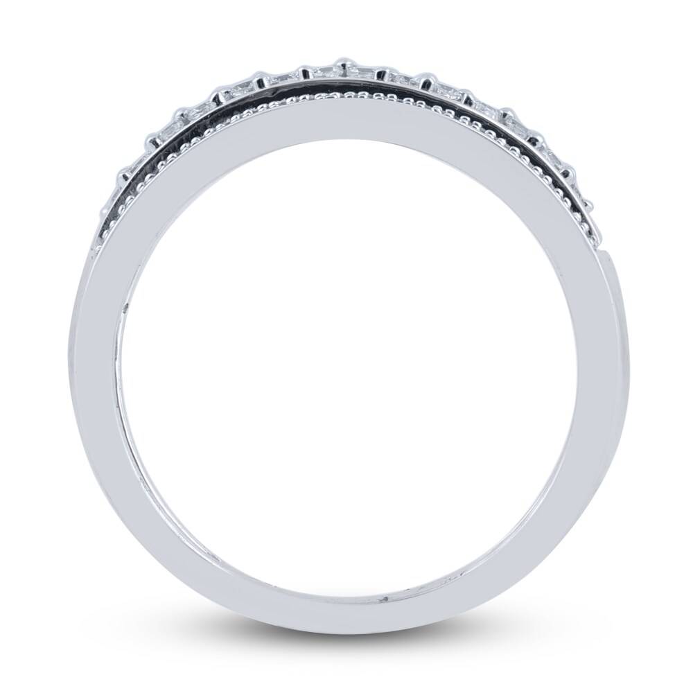 Diamond Floral Anniversary Band 1/4 ct tw Round 14K White Gold XpzxvhId Diamond Floral Anniversary Band 1/4 ct tw Round 14K White Gold XpzxvhId