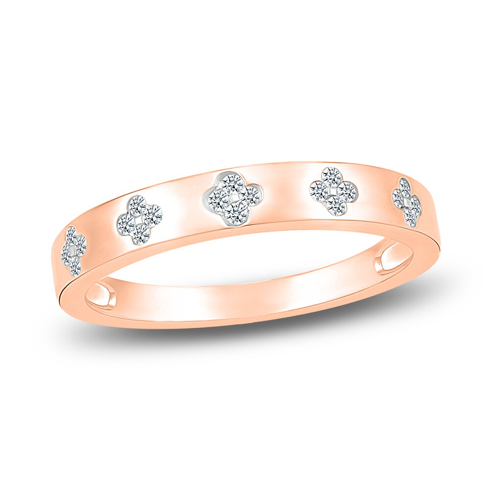 Diamond Anniversary Band 1/8 ct tw Round 14K Rose Gold Y6bhmksz