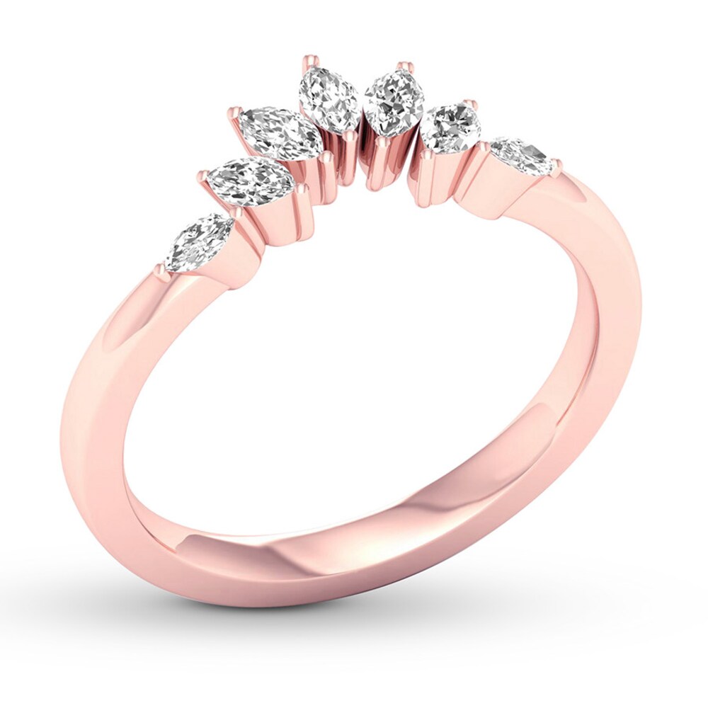 Diamond Contour Ring 1/3 carat tw Marquise 14K Rose Gold Y7wvxXYs Diamond Contour Ring 1/3 carat tw Marquise 14K Rose Gold Y7wvxXYs