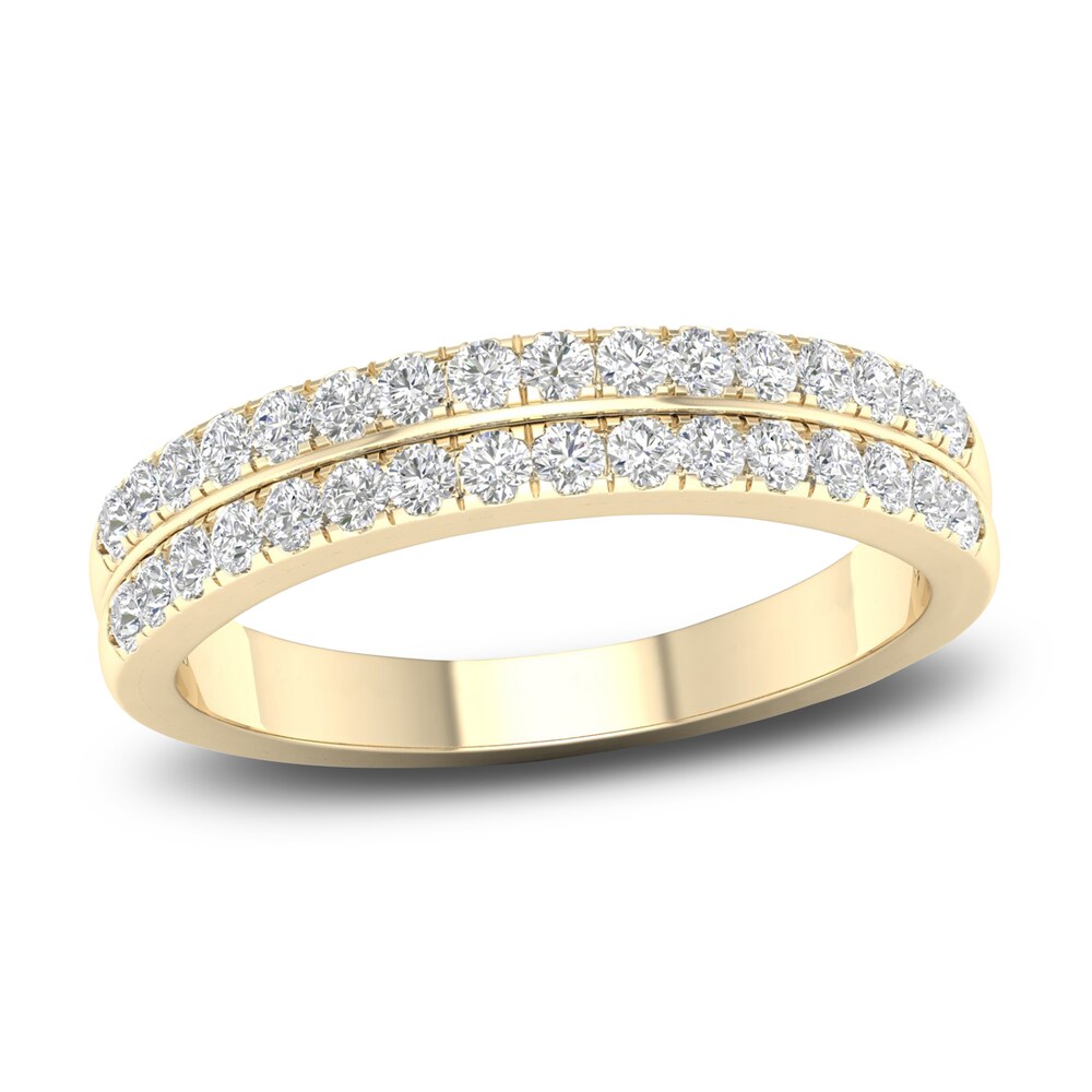Diamond Wedding Band 1/2 ct tw Round 14K Yellow Gold Y999kLHE Diamond Wedding Band 1/2 ct tw Round 14K Yellow Gold Y999kLHE