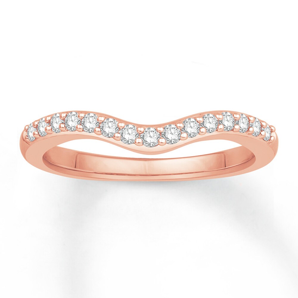 Diamond Anniversary Band 1/4 ct tw Round-cut 14K Rose Gold YM76vUco Diamond Anniversary Band 1/4 ct tw Round-cut 14K Rose Gold YM76vUco