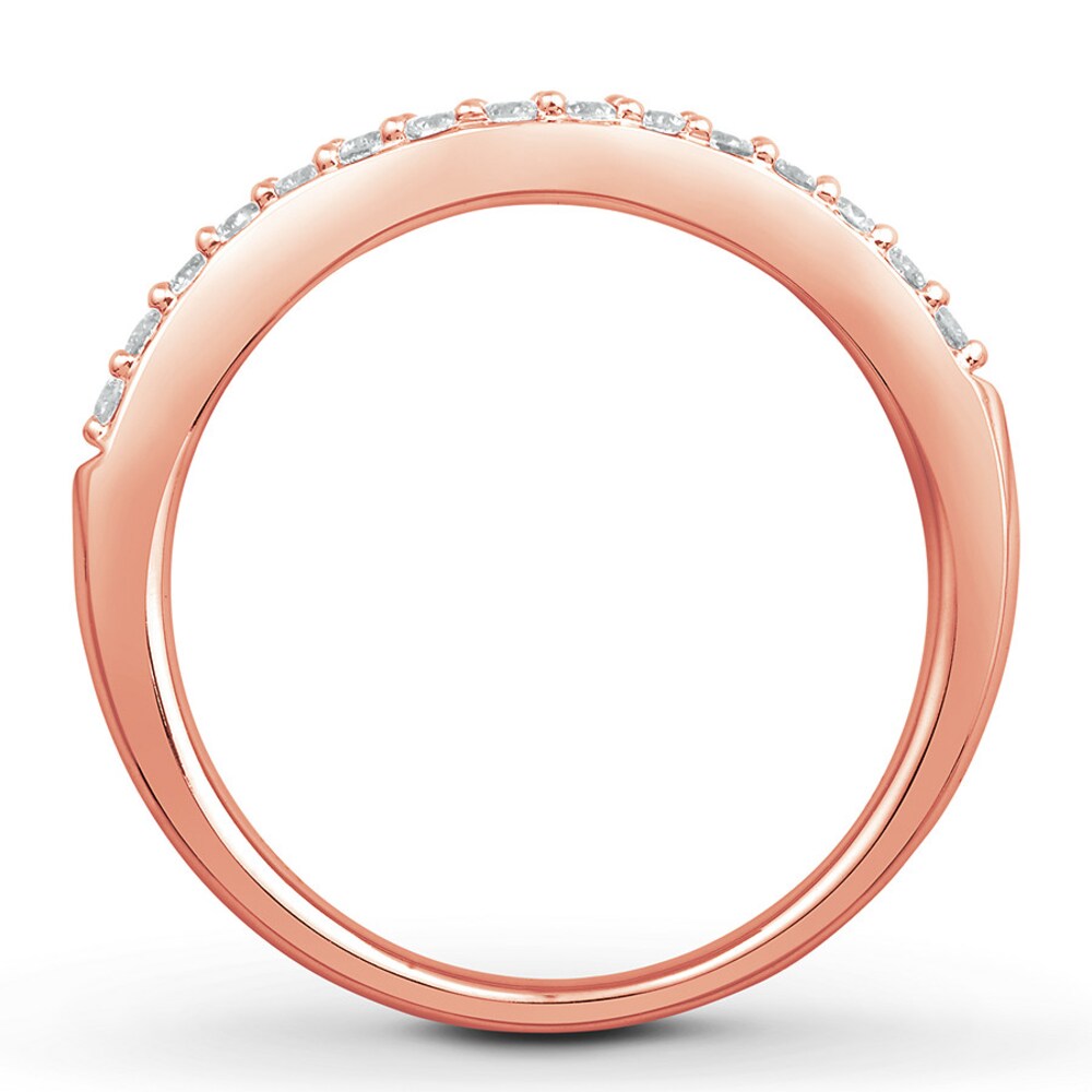 Diamond Anniversary Band 1/4 ct tw Round-cut 14K Rose Gold YM76vUco Diamond Anniversary Band 1/4 ct tw Round-cut 14K Rose Gold YM76vUco