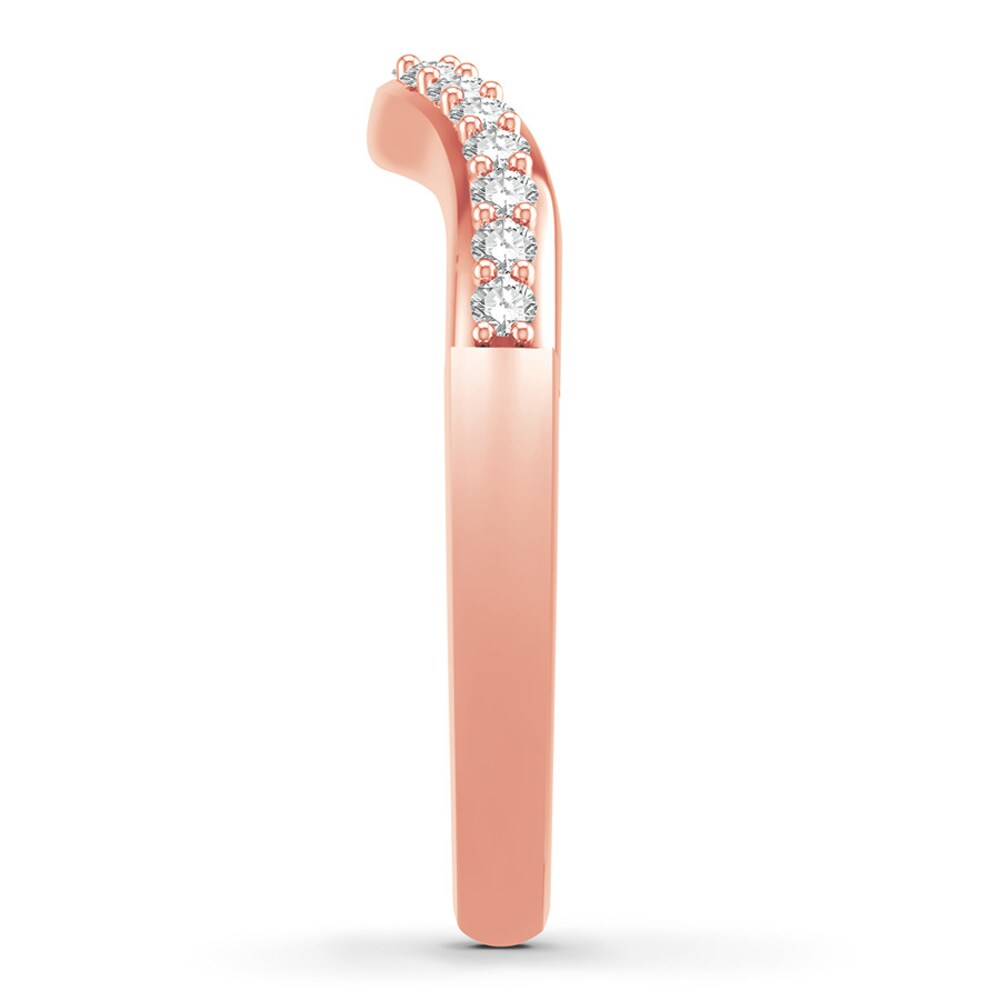 Diamond Anniversary Band 1/4 ct tw Round-cut 14K Rose Gold YM76vUco Diamond Anniversary Band 1/4 ct tw Round-cut 14K Rose Gold YM76vUco