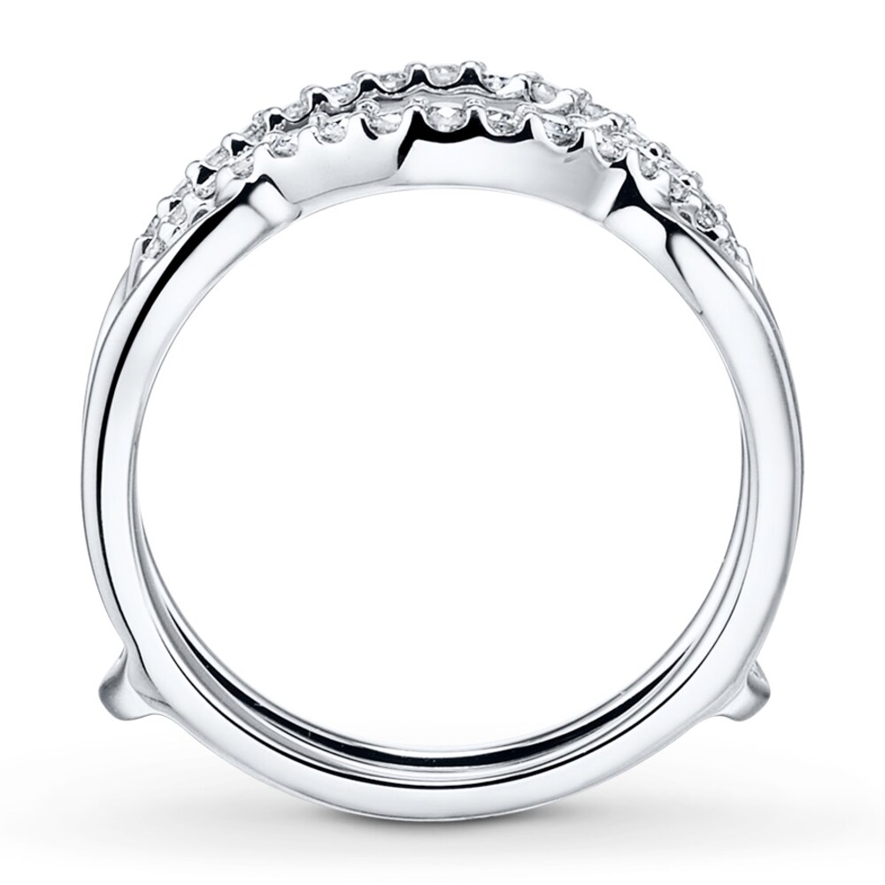 Diamond Enhancer Ring 1/5 ct tw Round-cut 14K White Gold YNvxbFb6 Diamond Enhancer Ring 1/5 ct tw Round-cut 14K White Gold YNvxbFb6