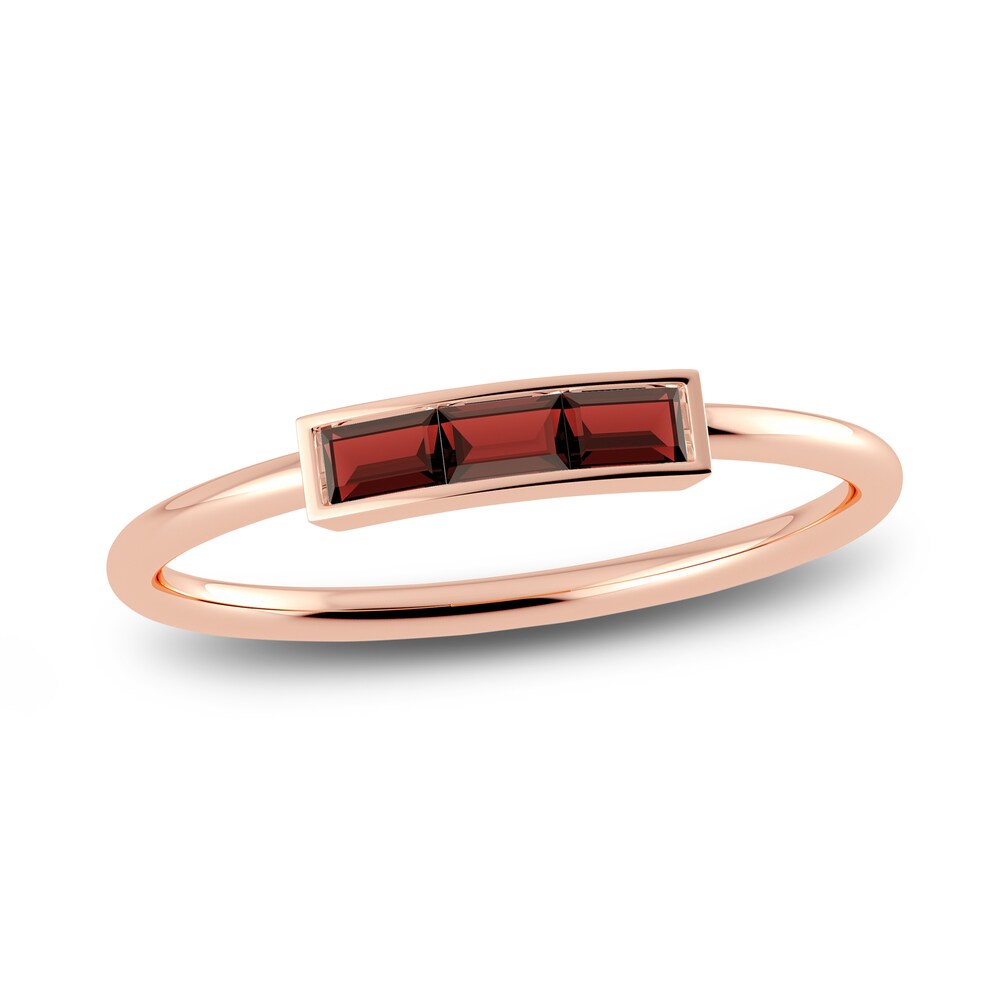 Juliette Maison Natural Garnet Baguette Bar Ring 10K Rose Gold YWs5YCfp Juliette Maison Natural Garnet Baguette Bar Ring 10K Rose Gold YWs5YCfp