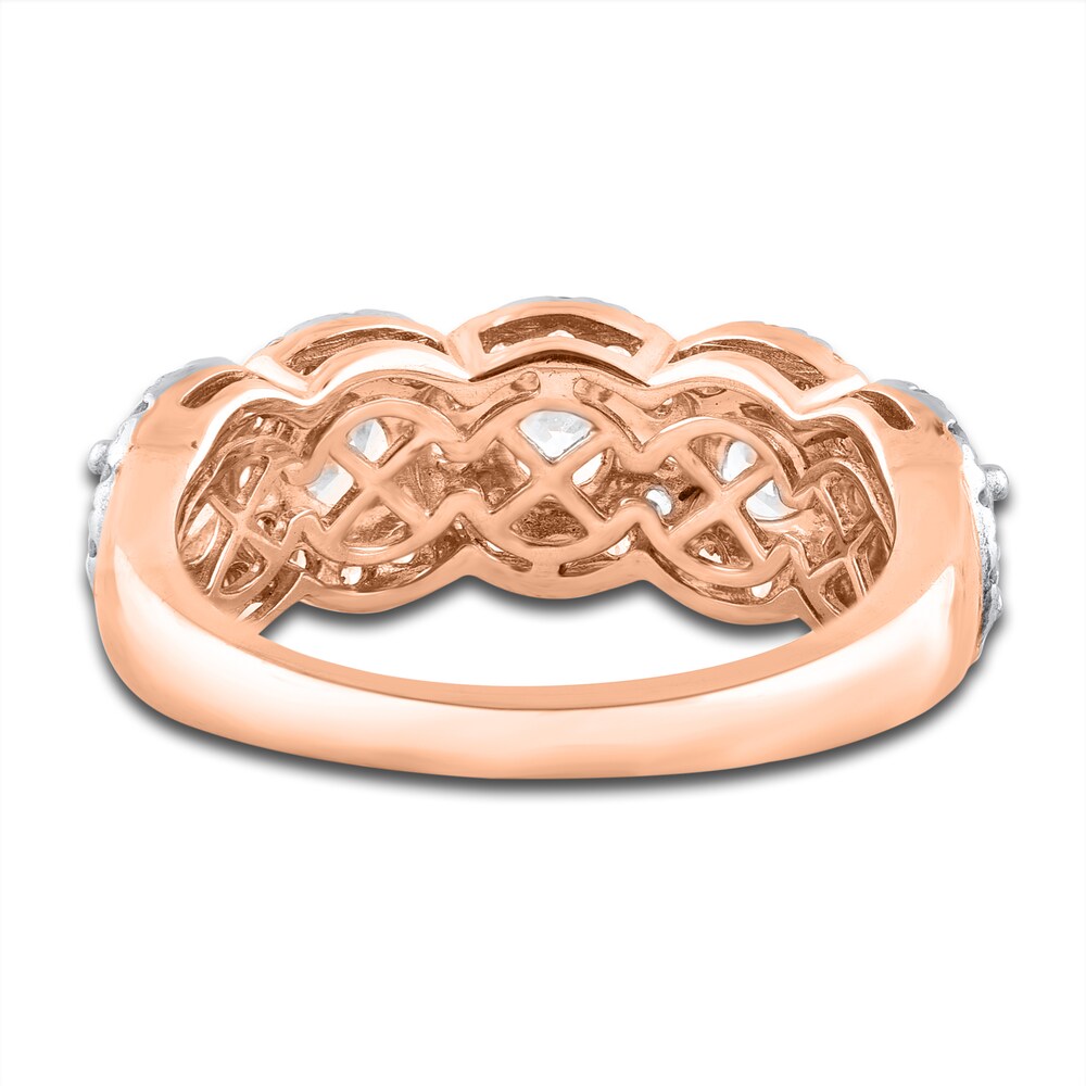 Diamond Anniversary Band 2 ct tw Round 14K Rose Gold YdJt6aQs