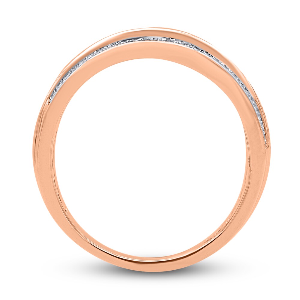 Diamond Anniversary Band 1 ct tw Round 14K Rose Gold Yk1Dea5D Diamond Anniversary Band 1 ct tw Round 14K Rose Gold Yk1Dea5D