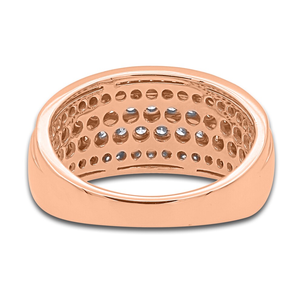 Diamond Anniversary Band 1 ct tw Round 14K Rose Gold Yk1Dea5D Diamond Anniversary Band 1 ct tw Round 14K Rose Gold Yk1Dea5D