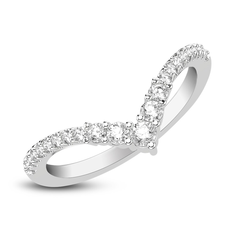 Diamond Chevron Wedding Band 1/3 ct tw Round 14K White Gold Yt9BsPyl Diamond Chevron Wedding Band 1/3 ct tw Round 14K White Gold Yt9BsPyl
