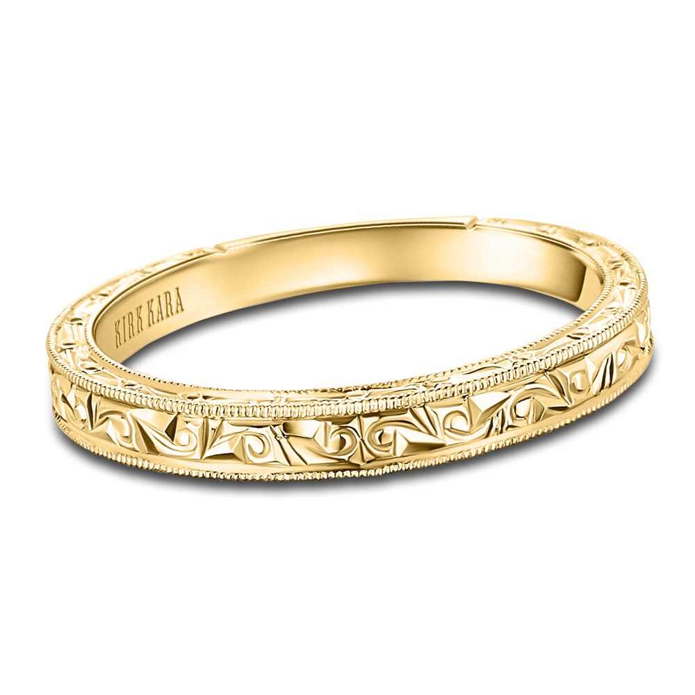 Kirk Kara Engraved Milgrain Wedding Band 14K Yellow Gold ZGJYIcXW Kirk Kara Engraved Milgrain Wedding Band 14K Yellow Gold ZGJYIcXW
