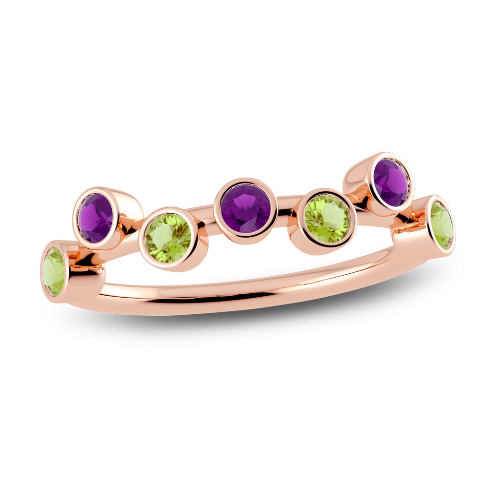 Juliette Maison Natural Peridot & Natural Amethyst Ring 10K Rose Gold ZJszqV5c Juliette Maison Natural Peridot & Natural Amethyst Ring 10K Rose Gold ZJszqV5c