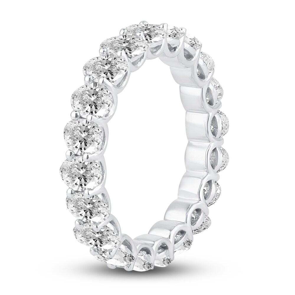 Diamond Eternity Band 4 ct tw Oval 14K White Gold ZLMk7Uln Diamond Eternity Band 4 ct tw Oval 14K White Gold ZLMk7Uln