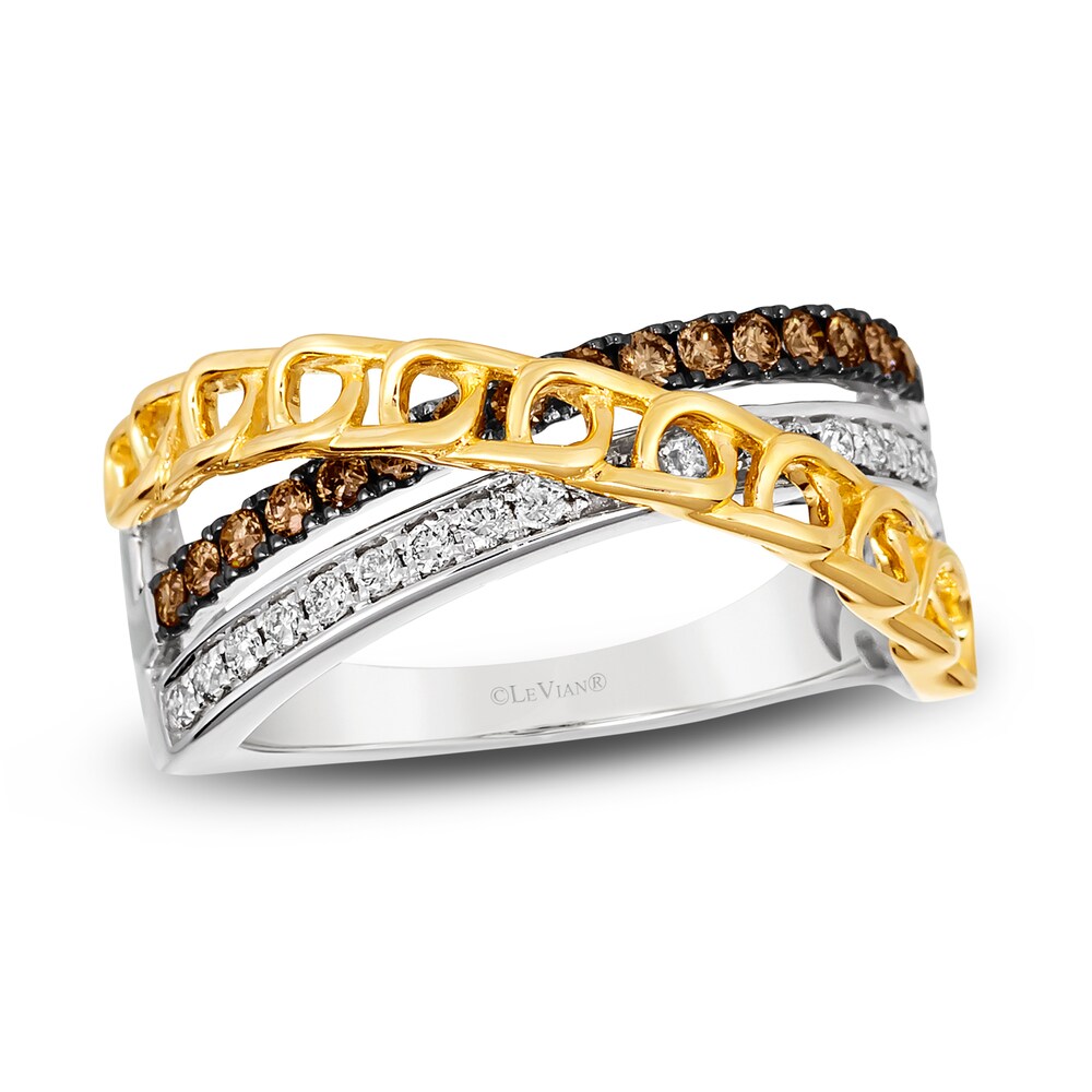Le Vian Diamond Ring 3/8 ct tw Round 14K Two-Tone Gold ZOD0Udkb Le Vian Diamond Ring 3/8 ct tw Round 14K Two-Tone Gold ZOD0Udkb