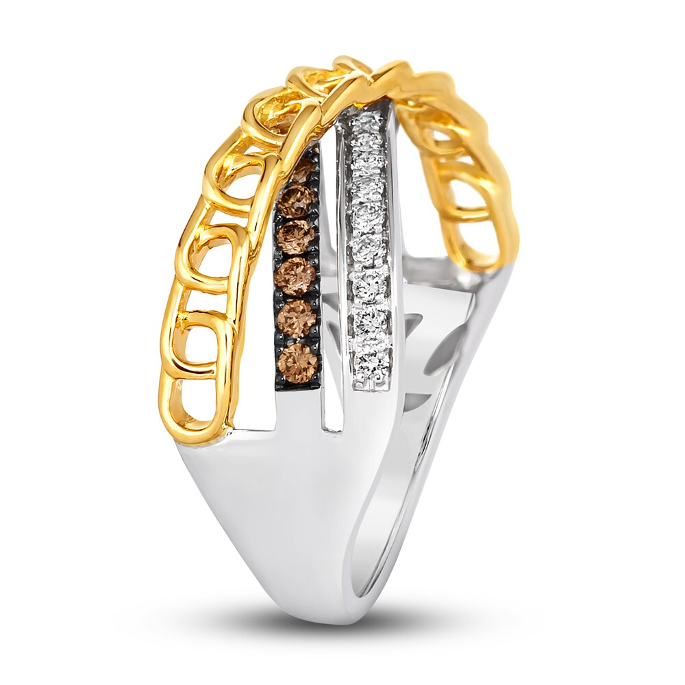Le Vian Diamond Ring 3/8 ct tw Round 14K Two-Tone Gold ZOD0Udkb Le Vian Diamond Ring 3/8 ct tw Round 14K Two-Tone Gold ZOD0Udkb