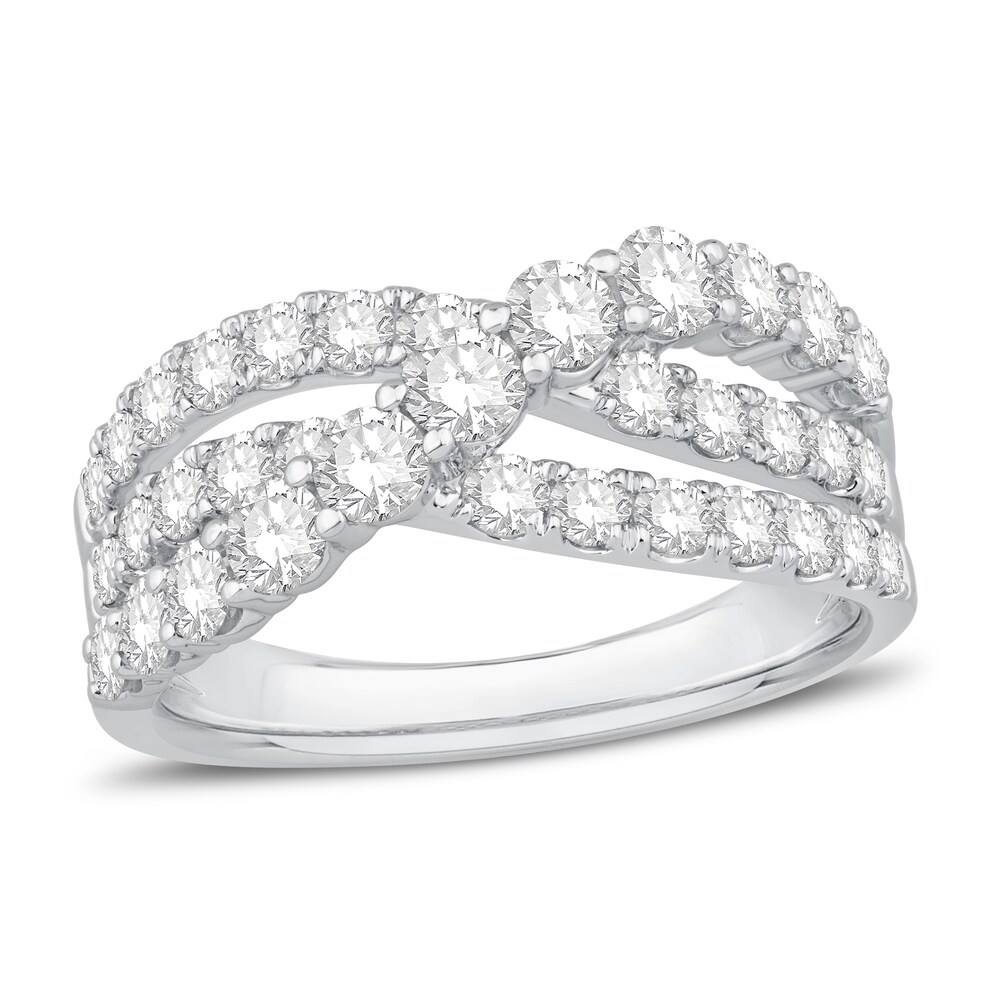 Diamond Ring 1-1/2 ct tw Round 14K White Gold ZRkvgs98 Diamond Ring 1-1/2 ct tw Round 14K White Gold ZRkvgs98