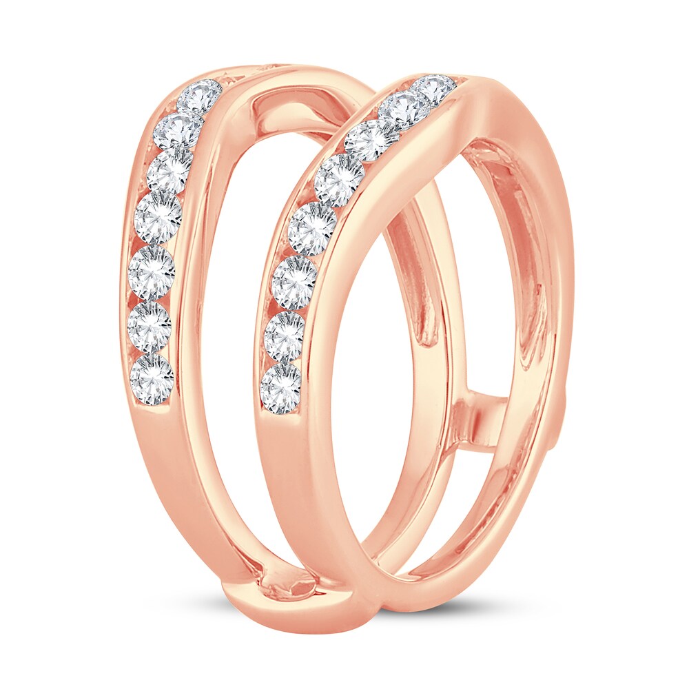 Diamond Enhancer Ring 1 ct tw Round 14K Rose Gold ZWqtgvdB Diamond Enhancer Ring 1 ct tw Round 14K Rose Gold ZWqtgvdB