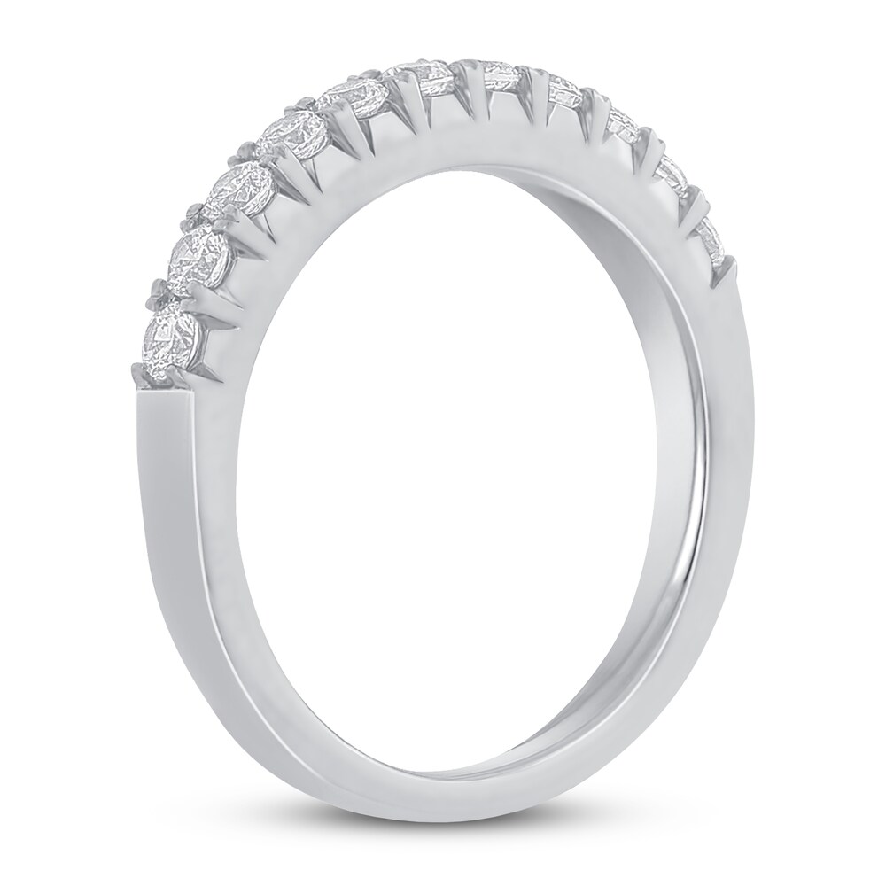 Diamond Anniversary Ring 1/2 ct tw Round 14K White Gold ZY54Wlbi Diamond Anniversary Ring 1/2 ct tw Round 14K White Gold ZY54Wlbi