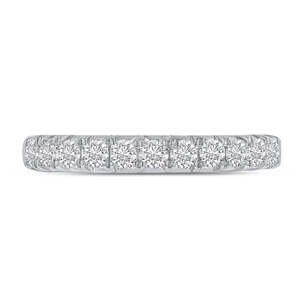 Diamond Anniversary Ring 1/2 ct tw Round 14K White Gold ZY54Wlbi Diamond Anniversary Ring 1/2 ct tw Round 14K White Gold ZY54Wlbi