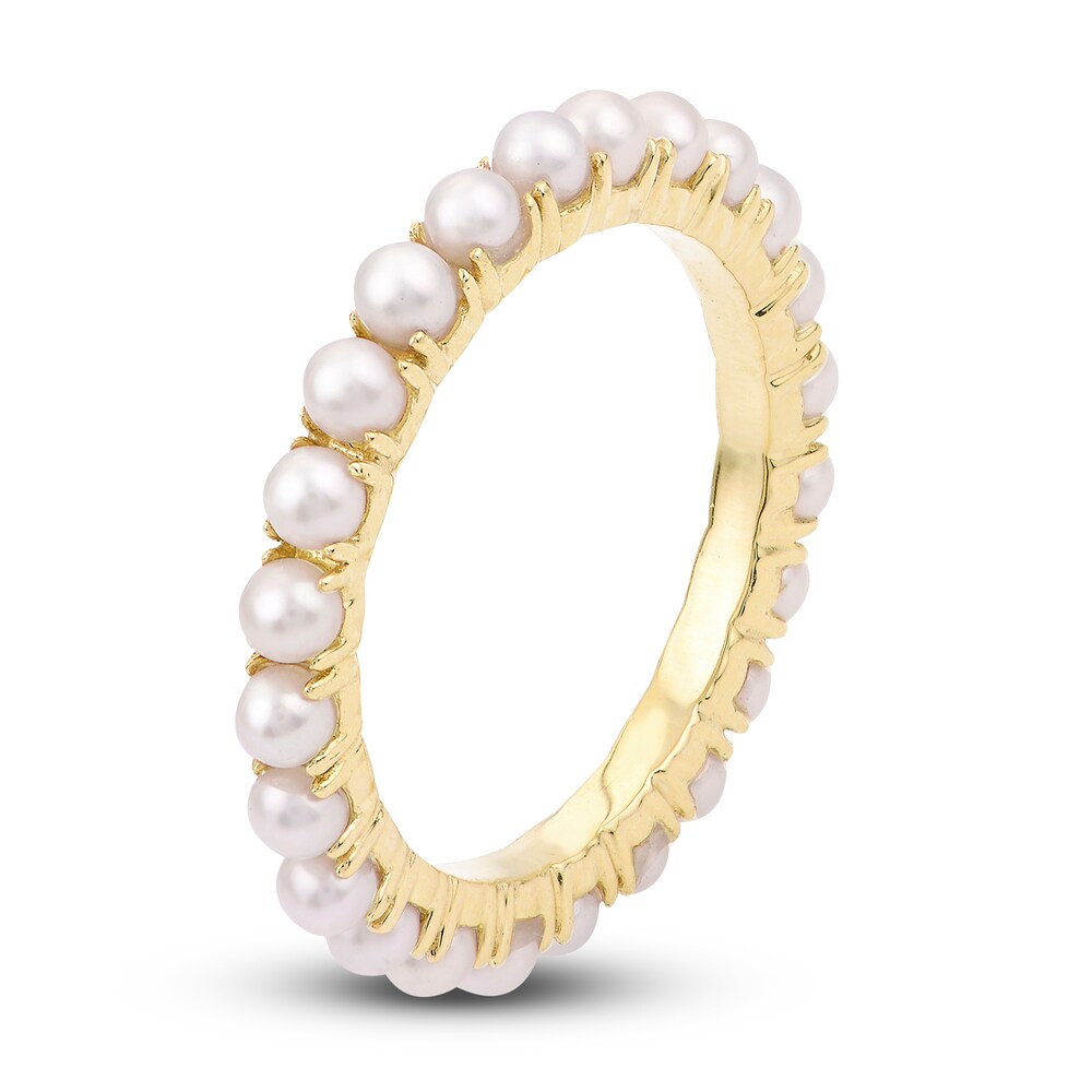 Cultured Freshwater Pearl Eternity Band 14K Yellow Gold Za5dFZX7 Cultured Freshwater Pearl Eternity Band 14K Yellow Gold Za5dFZX7