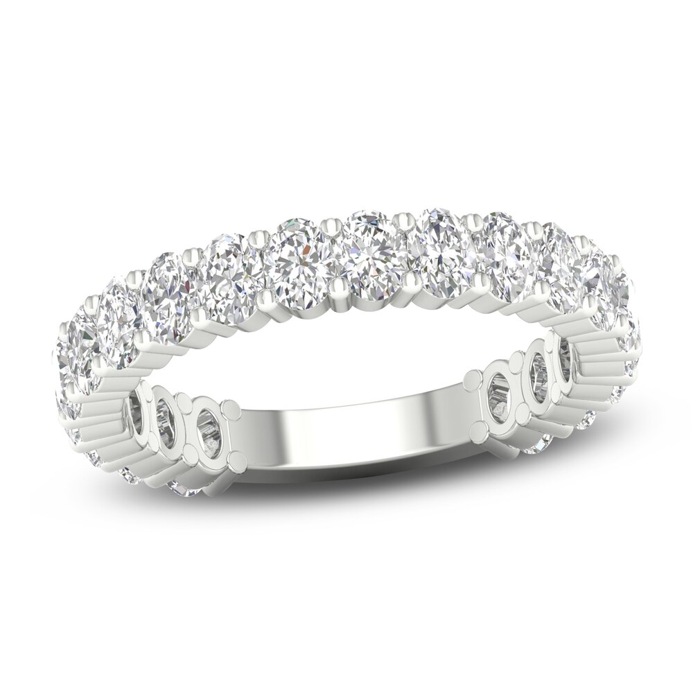 Diamond Anniversary Band 2 ct tw Oval 14K White Gold Zd1M1V8P Diamond Anniversary Band 2 ct tw Oval 14K White Gold Zd1M1V8P
