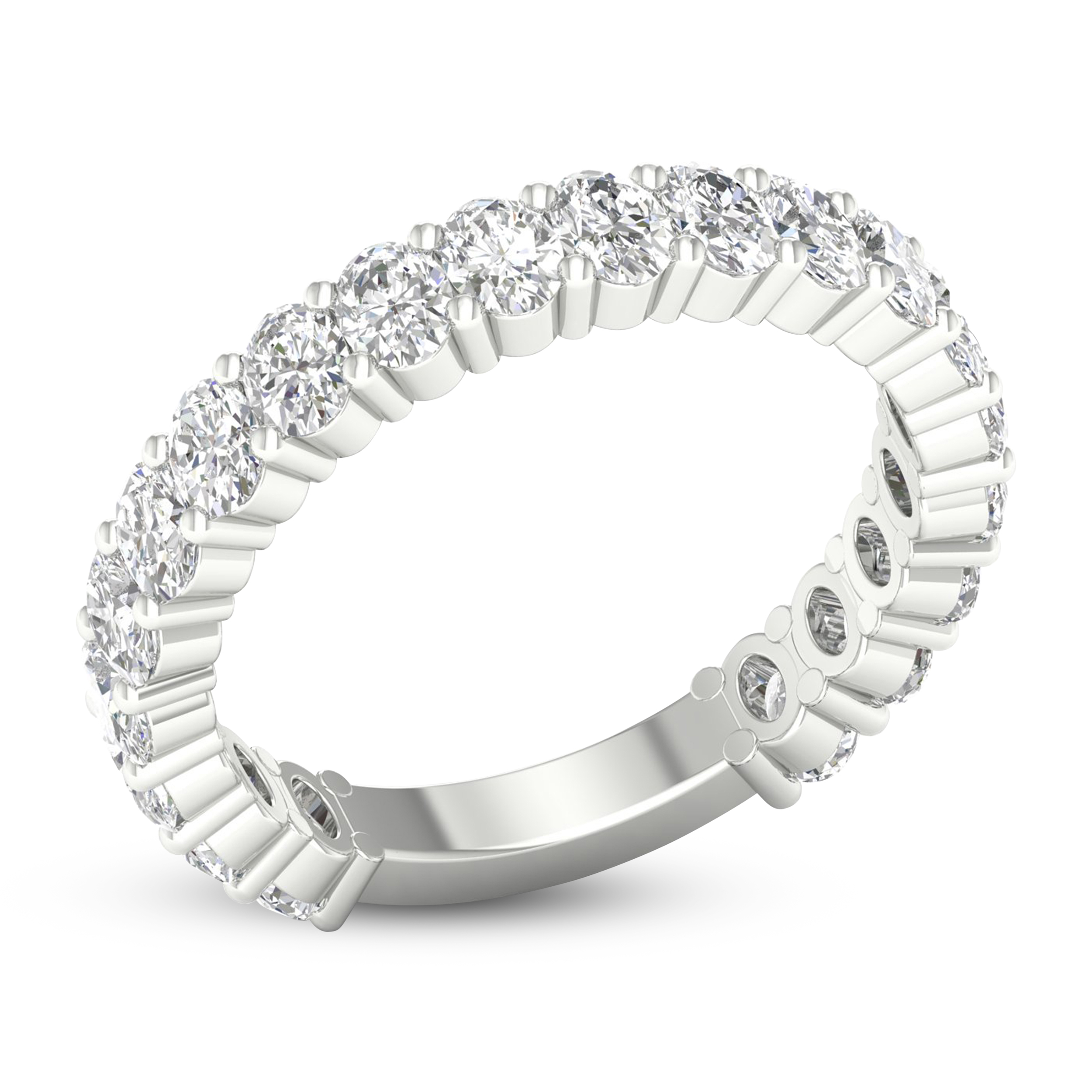 Diamond Anniversary Band 2 ct tw Oval 14K White Gold Zd1M1V8P Diamond Anniversary Band 2 ct tw Oval 14K White Gold Zd1M1V8P