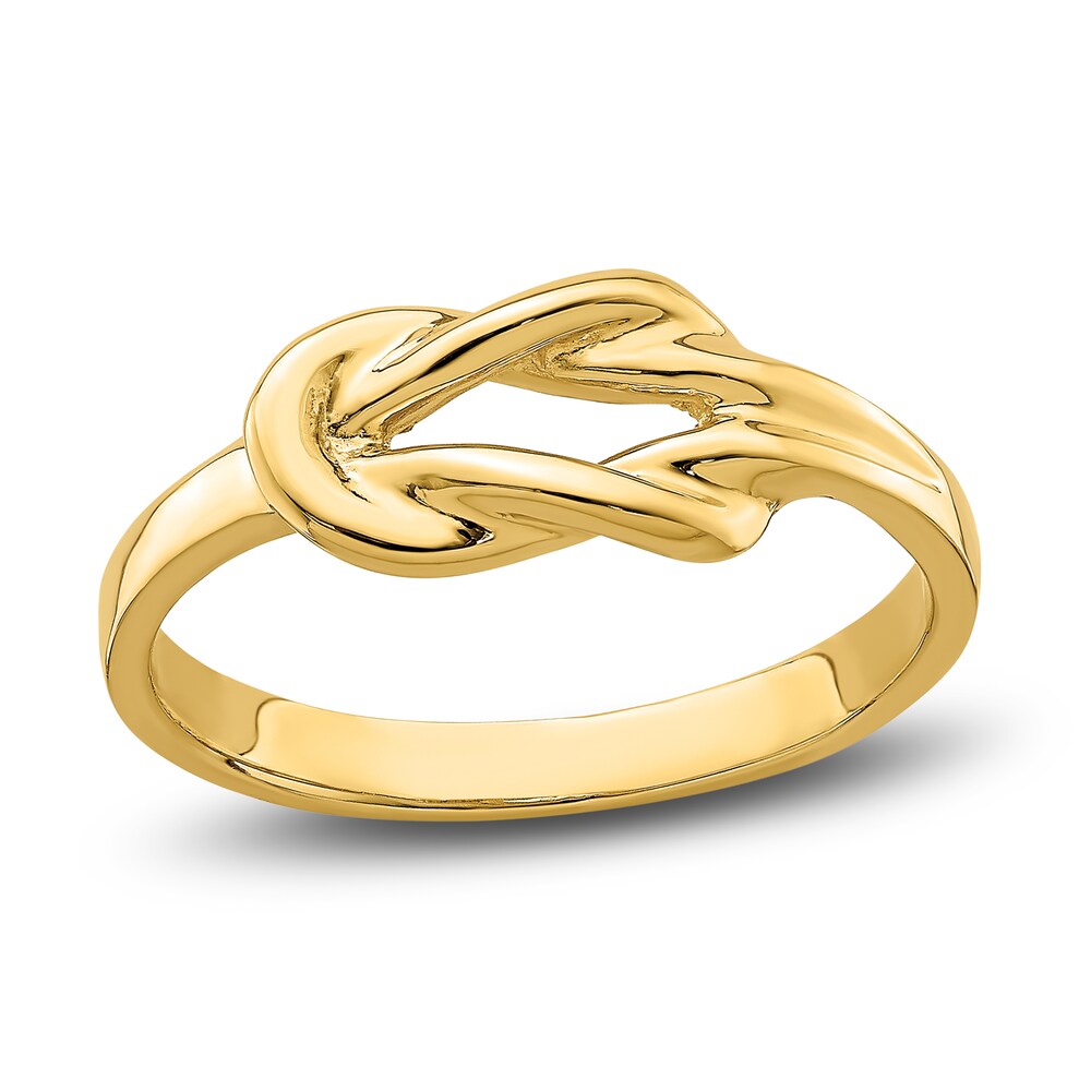 Love Knot Ring 14K Yellow Gold ZfsmyoUt