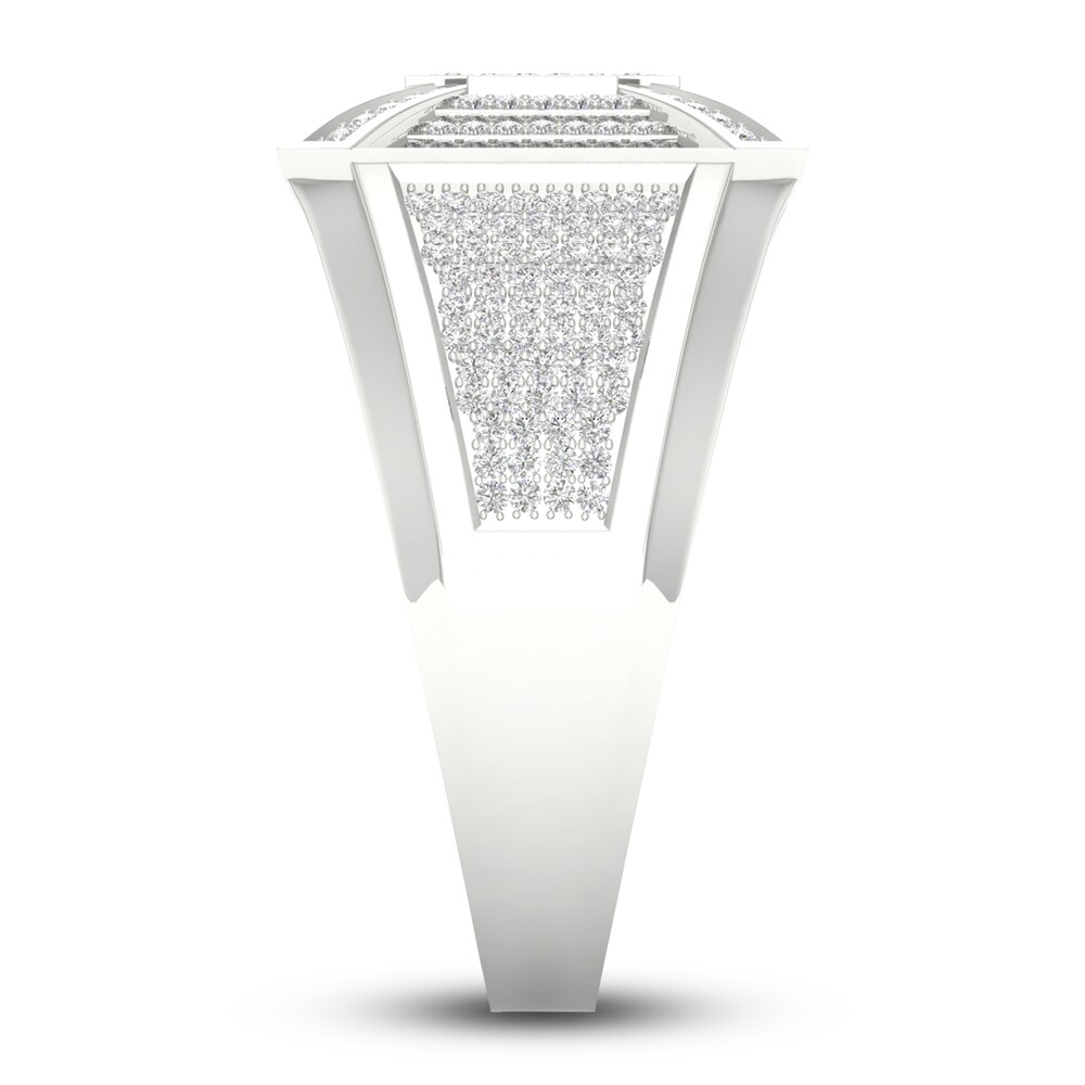 Men\'s Diamond Cross Ring 5/8 ct tw Round 10K White Gold ZqHOVRDL Men\'s Diamond Cross Ring 5/8 ct tw Round 10K White Gold ZqHOVRDL