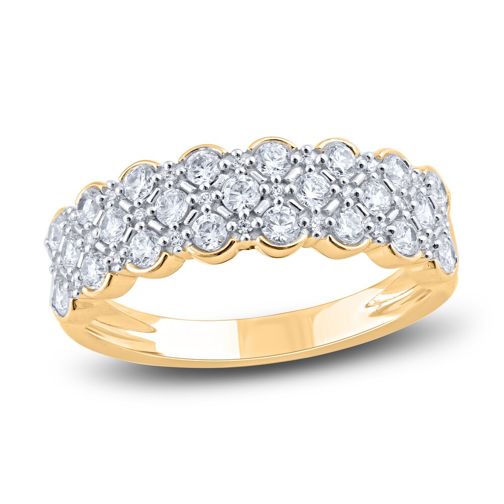 Diamond Anniversary Band 1/2 ct tw Round 14K Yellow Gold ZxG0OZRj Diamond Anniversary Band 1/2 ct tw Round 14K Yellow Gold ZxG0OZRj