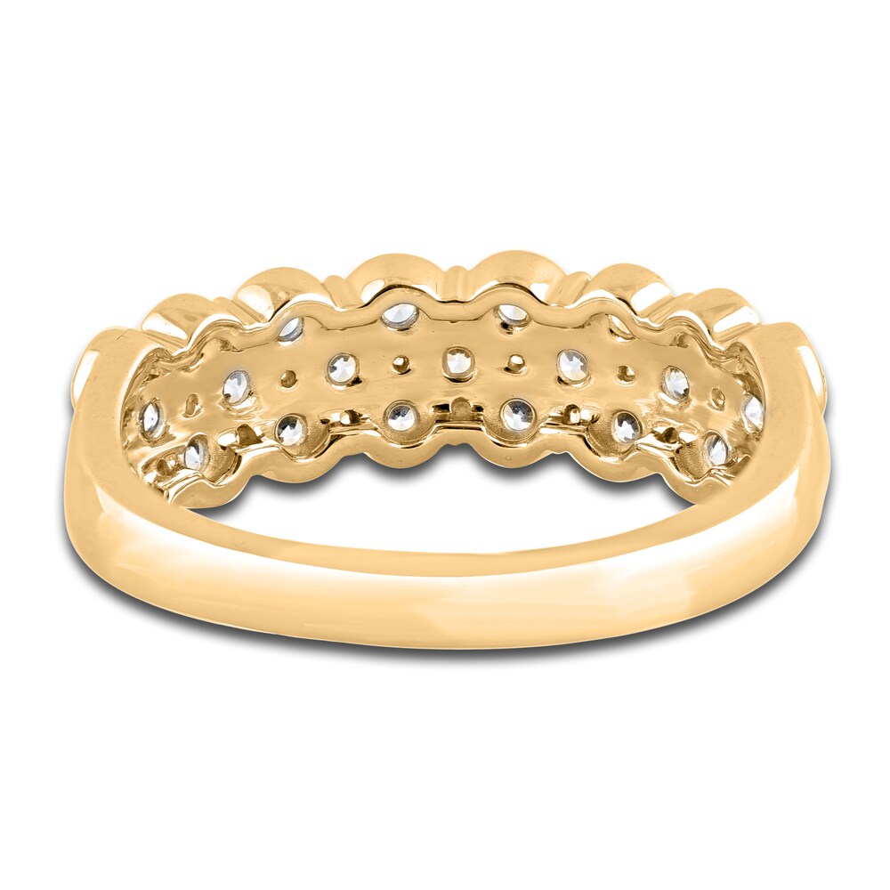 Diamond Anniversary Band 1/2 ct tw Round 14K Yellow Gold ZxG0OZRj