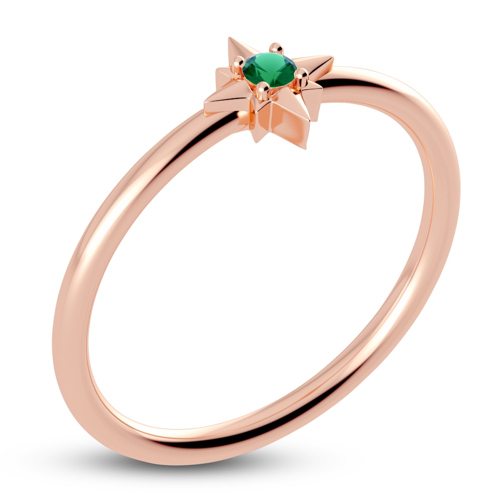 Juliette Maison Natural Emerald Starburst Ring 10K Rose Gold a0wR7e7A Juliette Maison Natural Emerald Starburst Ring 10K Rose Gold a0wR7e7A