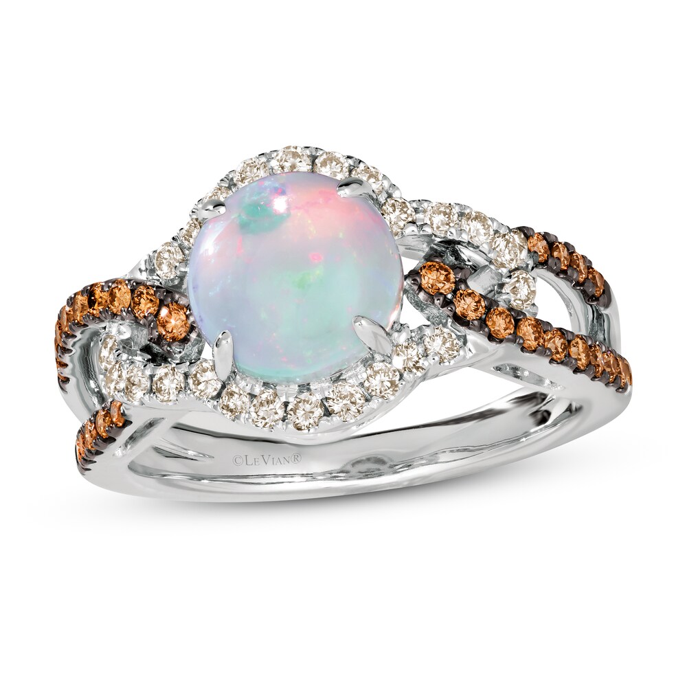 Le Vian Natural Opal Ring 1/2 ct tw Diamonds 14K Vanilla Gold a1AELwJK Le Vian Natural Opal Ring 1/2 ct tw Diamonds 14K Vanilla Gold a1AELwJK