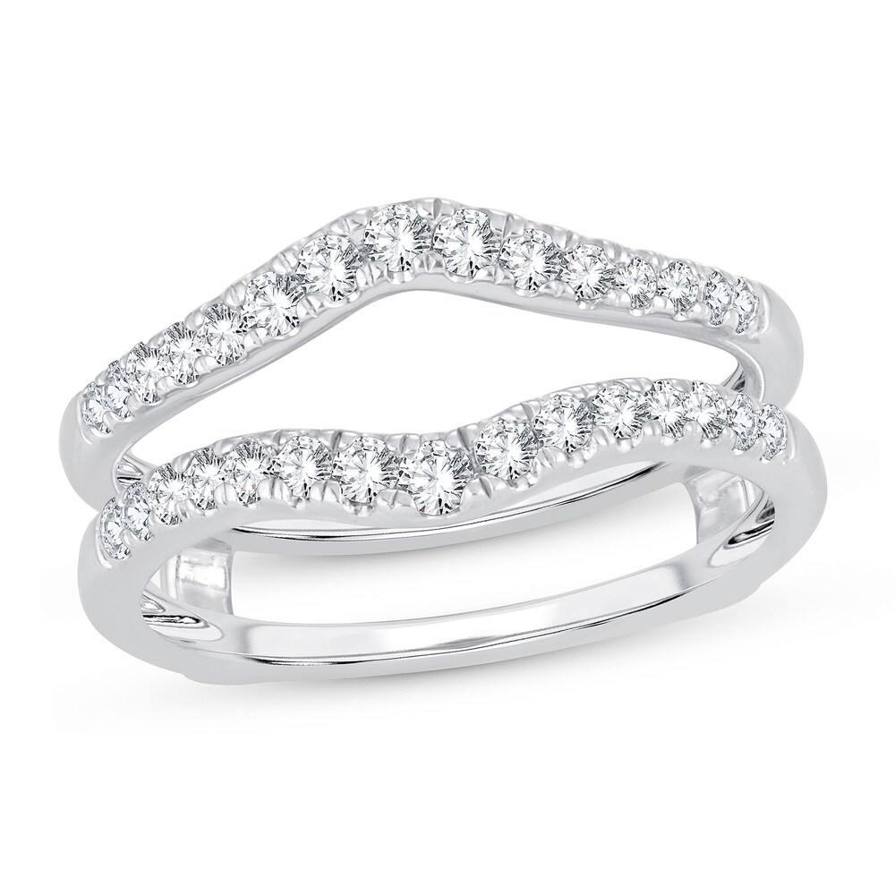 Diamond Enhancer Ring 1/2 ct tw Round 14K White Gold aK9fLCpC Diamond Enhancer Ring 1/2 ct tw Round 14K White Gold aK9fLCpC