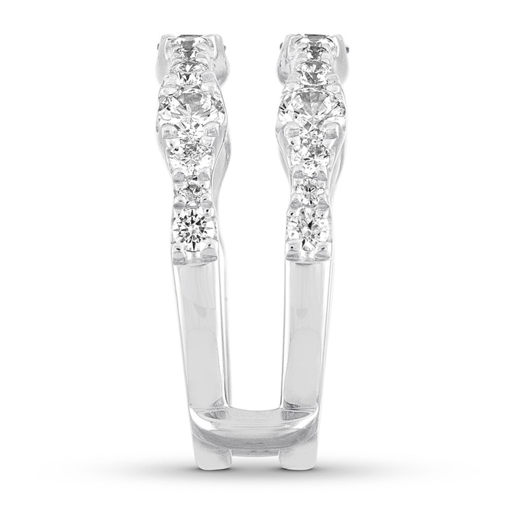 Diamond Enhancer Ring 1 1/2 ct tw Round 14K White Gold aP1s7YY7 Diamond Enhancer Ring 1 1/2 ct tw Round 14K White Gold aP1s7YY7