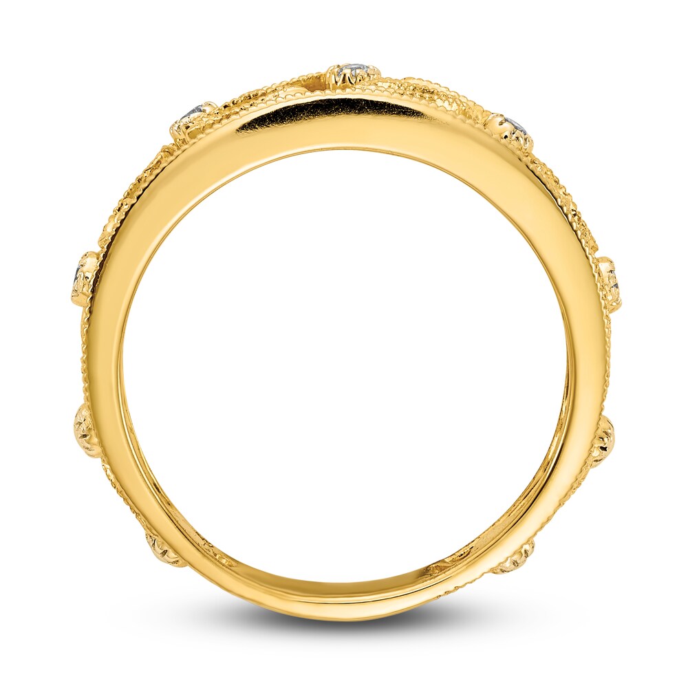 Diamond Ring 1/20 ct tw Round 14K Yellow Gold aTuAkkZo Diamond Ring 1/20 ct tw Round 14K Yellow Gold aTuAkkZo