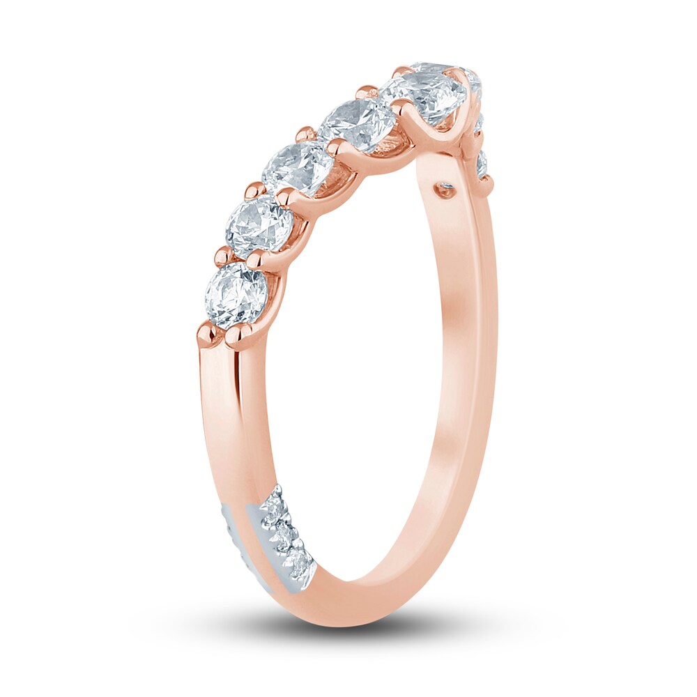 Pnina Tornai Lab-Created Diamond Contour Anniversary Band 1 ct tw Round 14K Rose Gold aZVGUg78 Pnina Tornai Lab-Created Diamond Contour Anniversary Band 1 ct tw Round 14K Rose Gold aZVGUg78