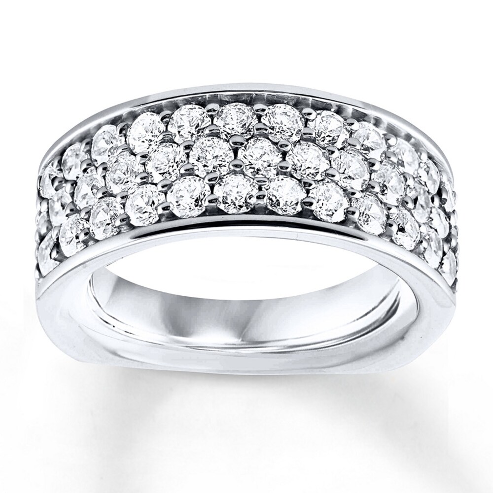 Hearts Desire Anniversary Band 1-1/2 ct tw Diamonds 18K Gold aZiabiOu Hearts Desire Anniversary Band 1-1/2 ct tw Diamonds 18K Gold aZiabiOu